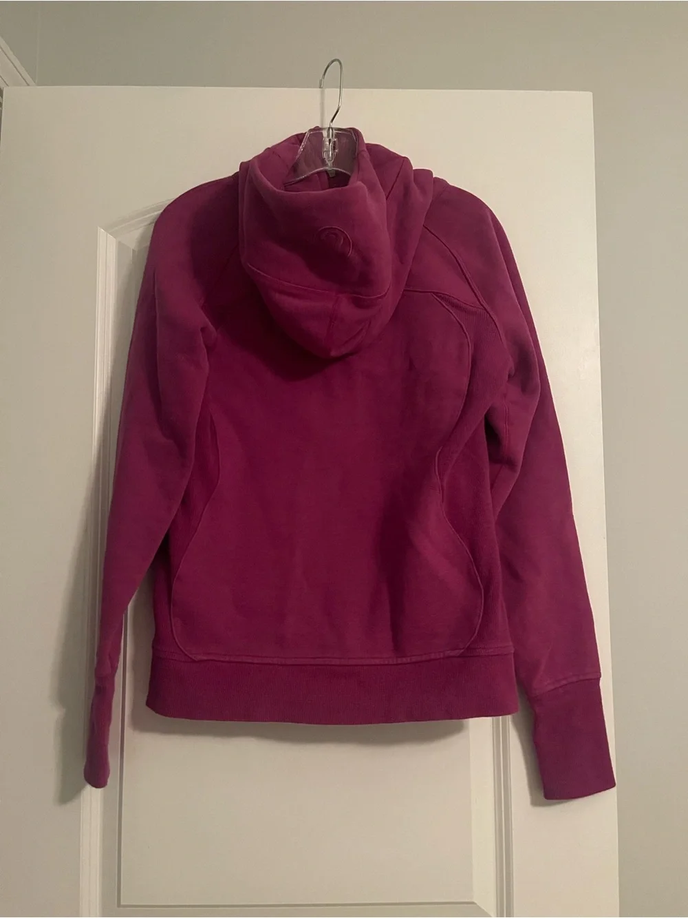 Lululemon Scuba Classic Full Zip Hoodie Magenta Purple Size 8